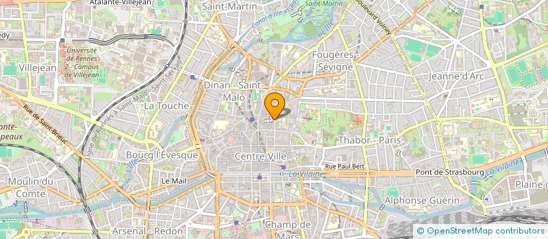 localisation de l'entreprise LES NOURRITURES TERRESTRES à RENNES