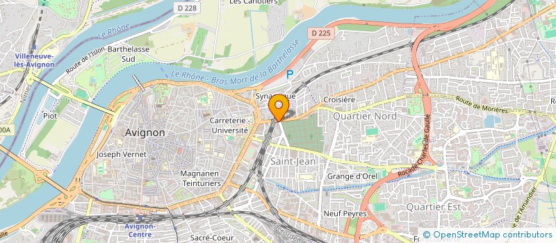 localisation de l'entreprise LES NOUVEAUX ATELIERS MERINDOL à AVIGNON