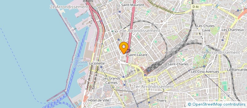 localisation de l'entreprise LES NOUVEAUX BATISSEURS à MARSEILLE