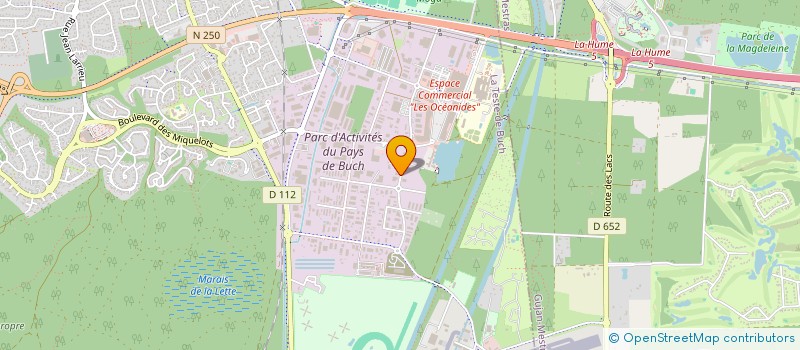 localisation de l'entreprise LES NOUVEAUX BATISSEURS AQUITAINS à LA TESTE-DE-BUCH