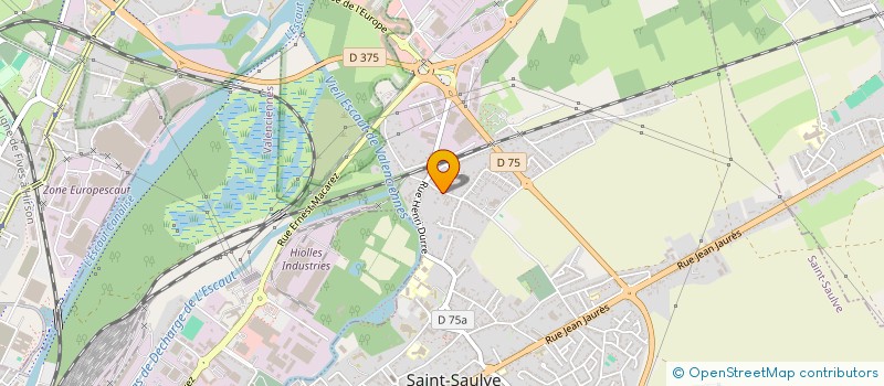 localisation de l'entreprise LES NOUVEAUX BATISSEURS DU HAINAUT à SAINT-SAULVE