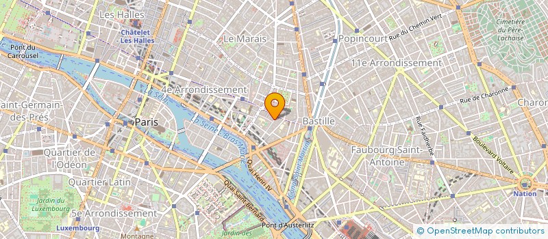 localisation de l'entreprise LES NOUVEAUX COMBATTANTS à PARIS