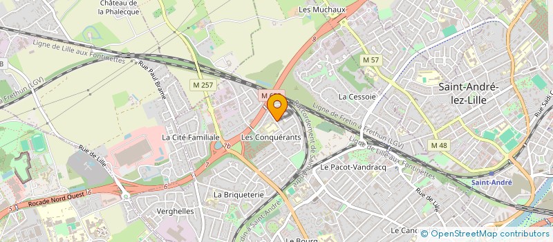 localisation de l'entreprise LES NOUVEAUX CONQUERANTS à LAMBERSART