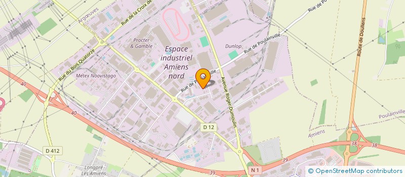 localisation de l'entreprise LES NOUVEAUX HABITATS à AMIENS