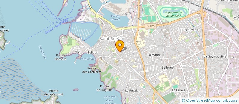 localisation de l'entreprise LES NOUVEAUX HORIZONS à SAINT-MALO