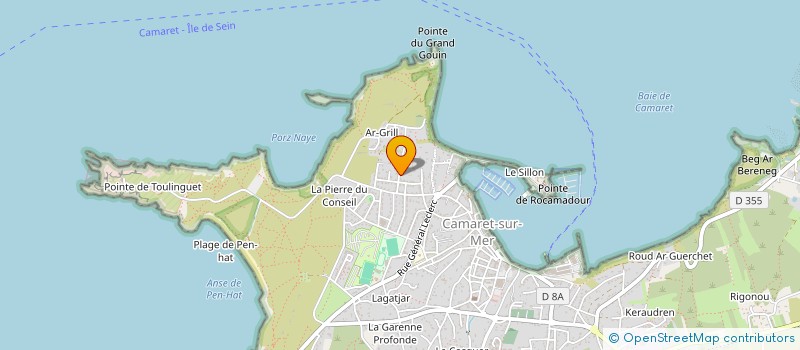 localisation de l'entreprise LES NOUVEAUX MATERIAUX à CAMARET-SUR-MER