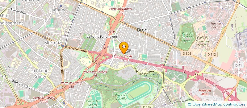 localisation de l'entreprise LES NOUVEAUX MEDIAS à BRON