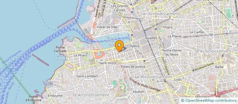 localisation de l'entreprise LES NOUVEAUX MEDIAS - LNM à MARSEILLE
