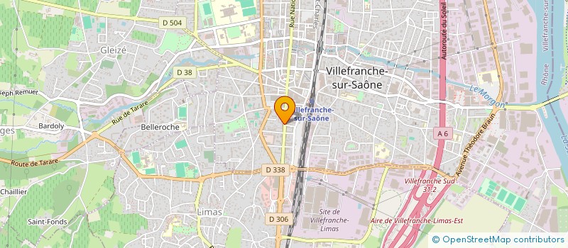 localisation de l'entreprise LES NOUVEAUX NOMADES à VILLEFRANCHE-SUR-SAONE