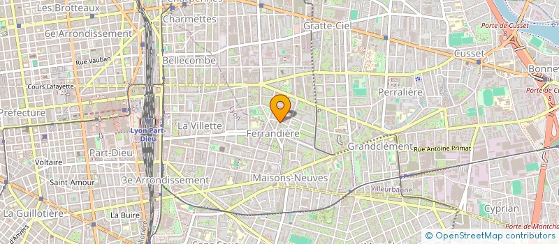 localisation de l'entreprise LES NOUVEAUX PHARMACIENS  VILLEURBANNE