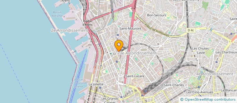 localisation de l'entreprise LES NOUVEAUX QUARTIERS DU 2EME ET 3EME à MARSEILLE