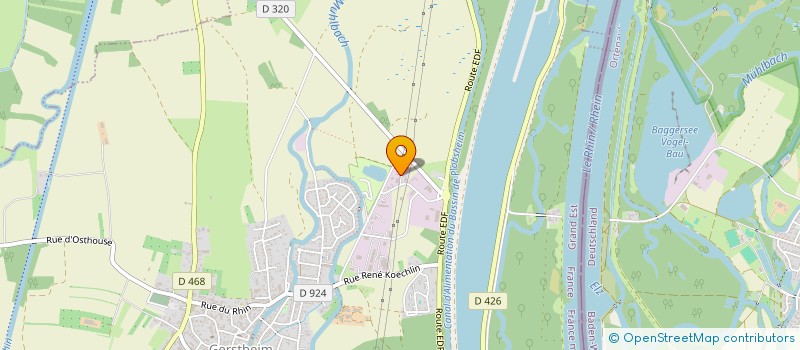 localisation de l'entreprise LES NOUVEAUX RIEDS  GERSTHEIM