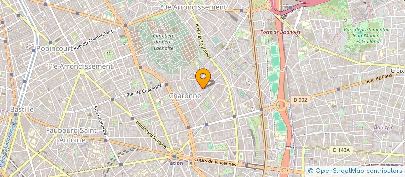 localisation de l'entreprise LES NOUVEAUX SAUVAGES  PARIS