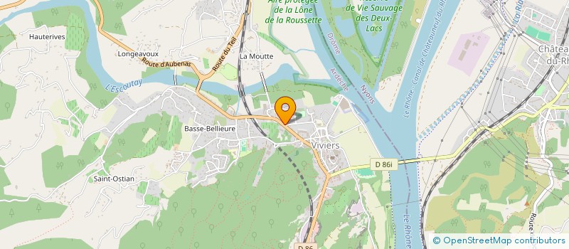 localisation de l'entreprise LES NOUVEAUX SCRIBES  VIVIERS