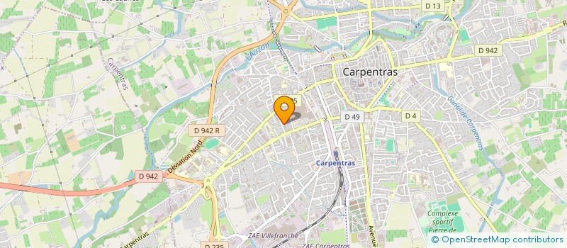 localisation de l'entreprise LES NOUVEAUX STENOPES  CARPENTRAS