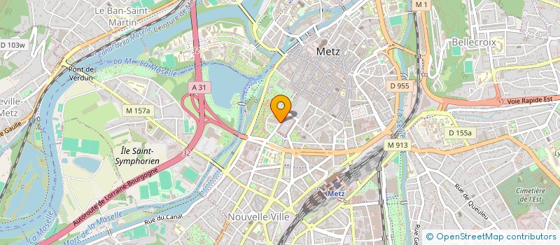 localisation de l'entreprise LES NOUVEAUX TRAITEURS DE L ESPLANADE à METZ