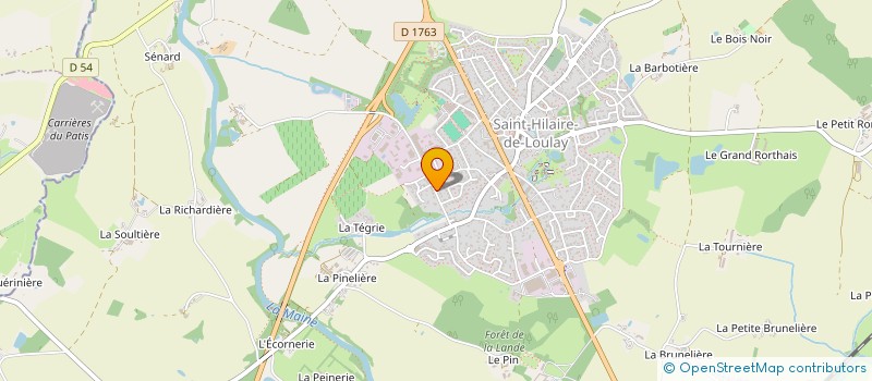 localisation de l'entreprise LES NOUVEAUX TRETEAUX FRANCAIS à SAINT GEORGES DE MONTAIGU
