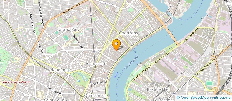 localisation de l'entreprise LES NOUVELLES FERMES à BORDEAUX