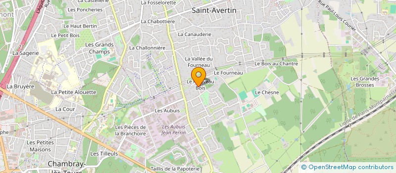 localisation de l'entreprise LES NOUVELLES LETTRES  SAINT-AVERTIN