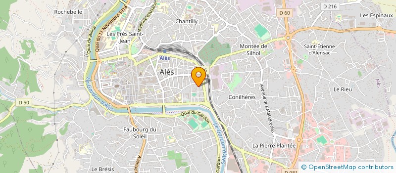 localisation de l'entreprise LES NOUVELLES RESIDENCES LA DIVARIA 2 à ALES