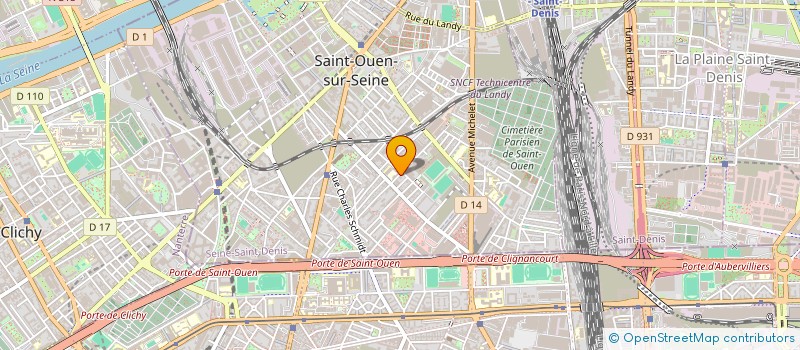 localisation de l'entreprise LES NOUVELLES VAGUES à LA COURNEUVE