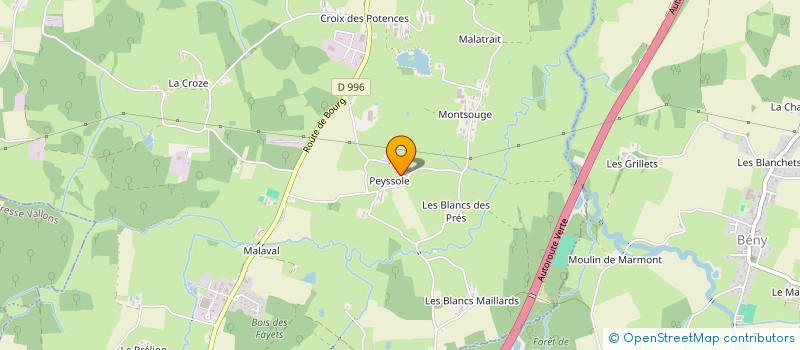 localisation de l'entreprise LES NOVARAINS  MARBOZ