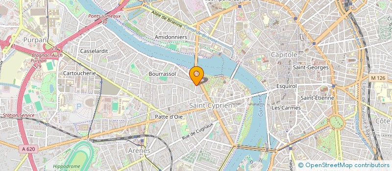 localisation de l'entreprise LES NOVARS à TOULOUSE