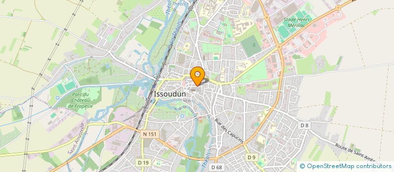 localisation de l'entreprise LES NOYERS à ISSOUDUN