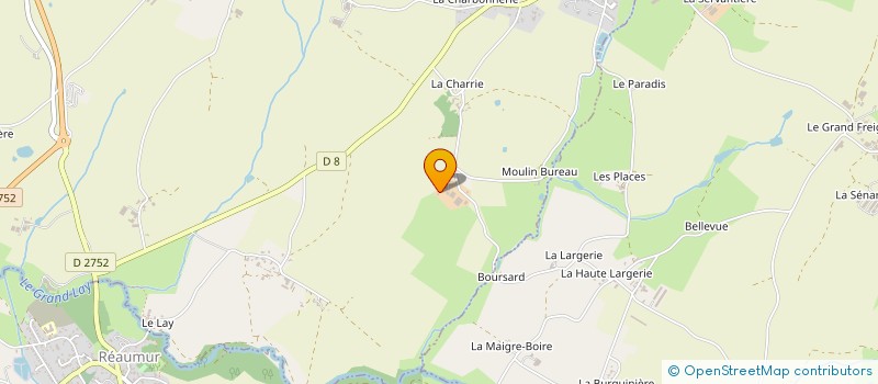 localisation de l'entreprise LES NOYERS  MONTOURNAIS