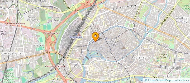 localisation de l'entreprise LES NUAGES à STRASBOURG
