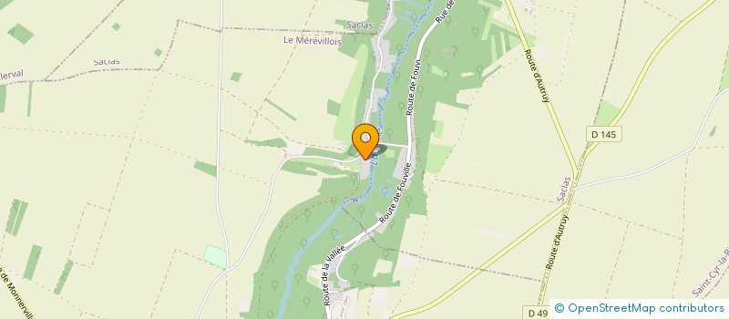 localisation de l'entreprise LES NUAGES POURPRES  LE MEREVILLOIS