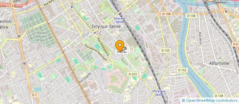 localisation de l'entreprise LES NUAGISTES  IVRY-SUR-SEINE