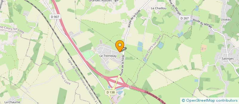 localisation de l'entreprise LES NUANCES D'ALBA  CHAULGNES