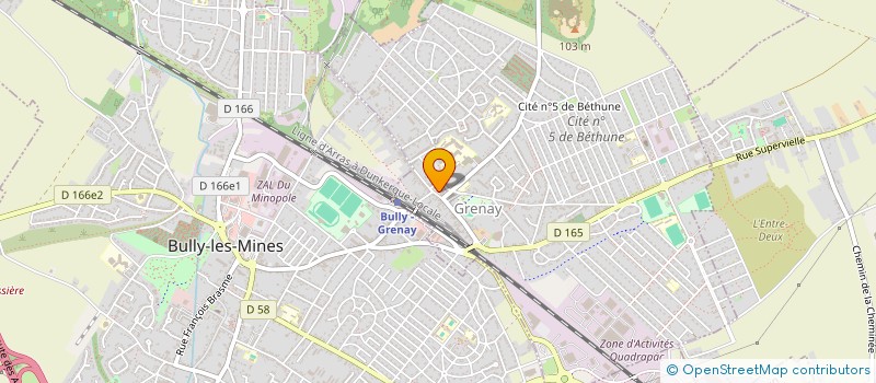 localisation de l'entreprise LES NUANCES D'OPHELIE  GRENAY