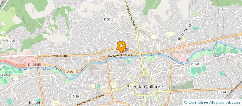 localisation de l'entreprise LES NUANCES GAILLARDES  BRIVE-LA-GAILLARDE