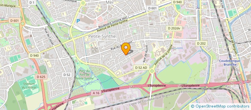 localisation de l'entreprise LES NUANCIERS à DUNKERQUE