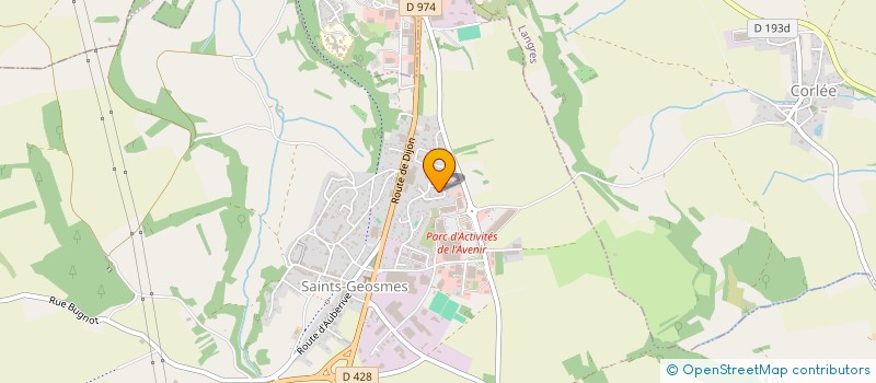 localisation de l'entreprise LES NUITS BLANCHES à SAINTS-GEOSMES