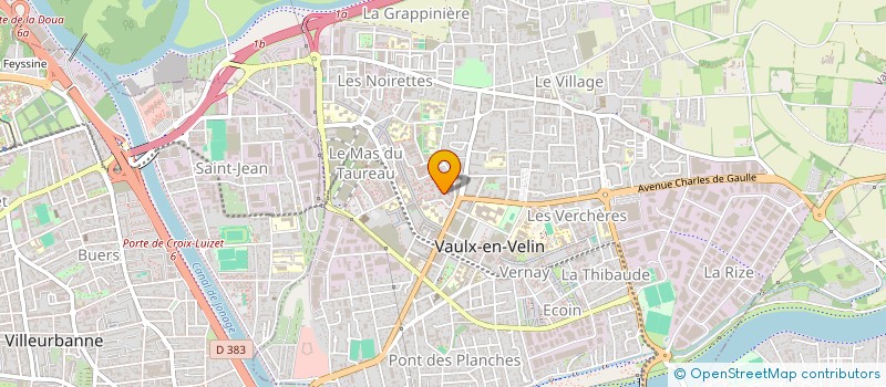 localisation de l'entreprise LES NUITS D'ORIENT  VAULX-EN-VELIN