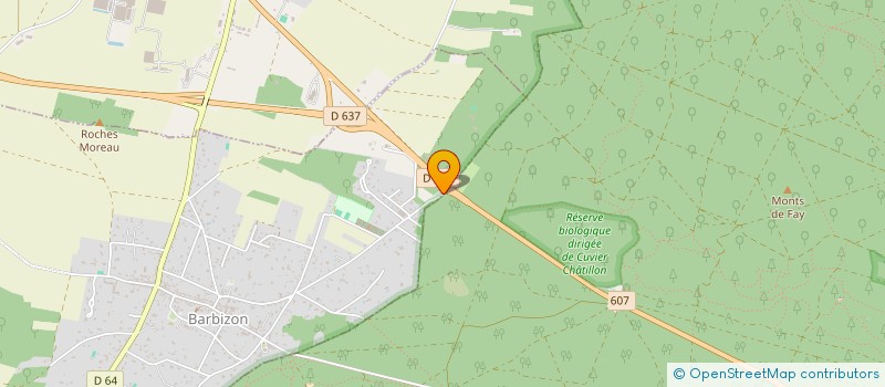 localisation de l'entreprise LES NUITS DE BARBIZON  BARBIZON