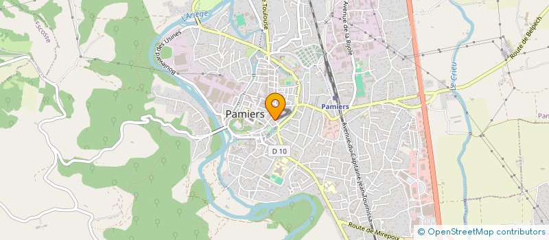 localisation de l'entreprise LES NUITS OCCITANES à PAMIERS