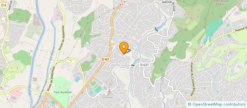 localisation de l'entreprise LES NUITS OFF FREJUS à FREJUS