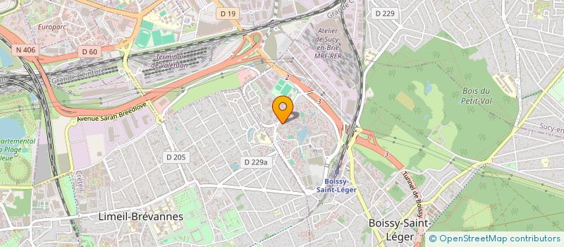 localisation de l'entreprise LES NUITS ORIENTALES à BOISSY-SAINT-LEGER