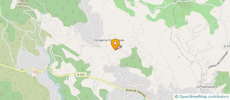 localisation de l'entreprise LES NYKOS  FLAYOSC