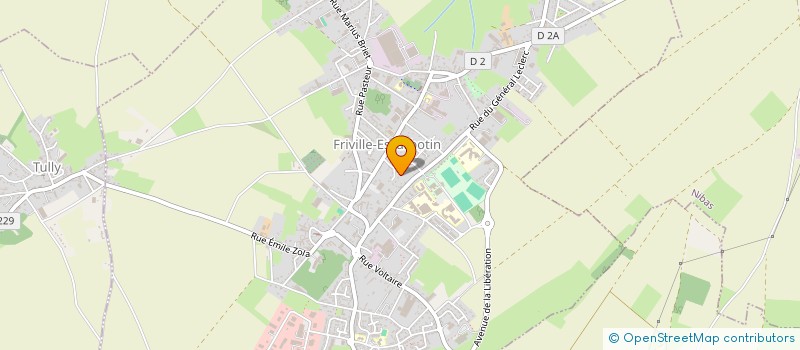 localisation de l'entreprise LES NYMPHEAS  FRIVILLE-ESCARBOTIN