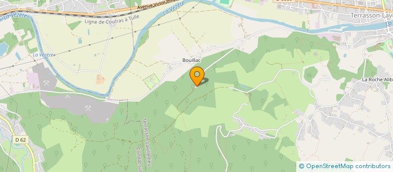 localisation de l'entreprise LES NYMPHEAS  TERRASSON-LAVILLEDIEU