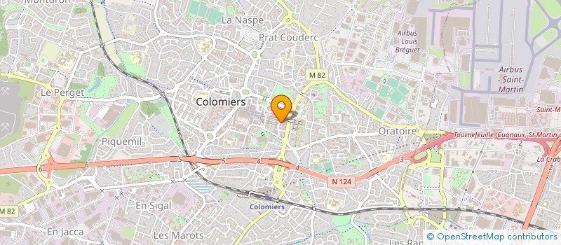 localisation de l'entreprise LES NYMPHEAS COLOMIERS à COLOMIERS
