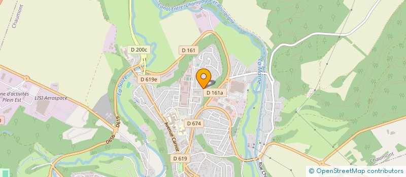 localisation de l'entreprise LES O'MARMOTS à CHAUMONT