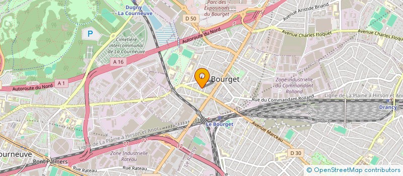 localisation de l'entreprise LES O PLATEAUX à LE BOURGET