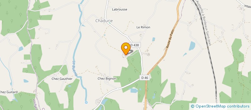 localisation de l'entreprise LES OBLATES DE ST BENOIT à CHADURIE