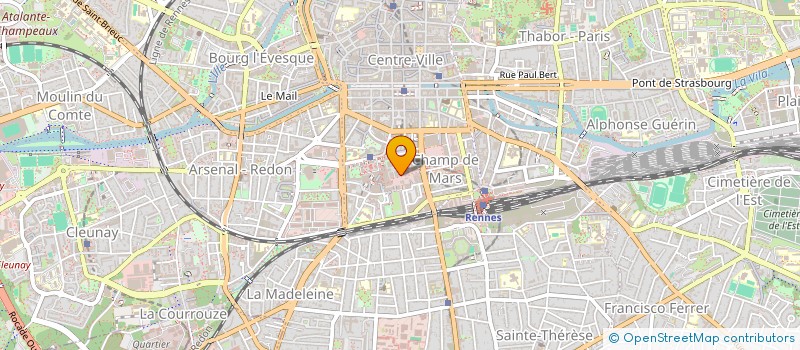 localisation de l'entreprise LES OBSERVABLES  RENNES